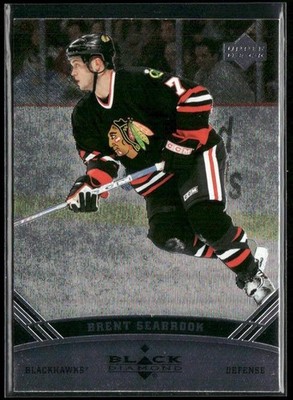 2006-07 Upper Deck Black Diamond Brent Seabrook #19 Chicago Blackhawks