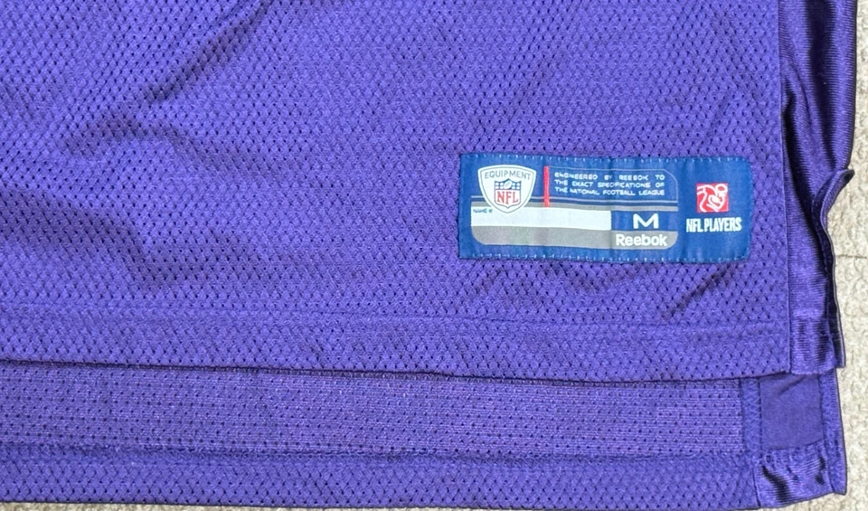 Camiseta de fútbol americano Reebok NFL Baltimore Ravens #52 Ray Lewis talla mediana Foto 4 de 4