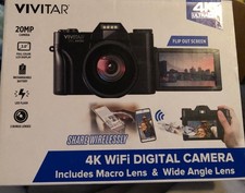 Vivitar VECXX101 4K WiFi Digital Camera W/Mac...