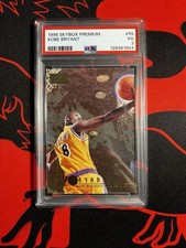 1996 KOBE BRYANT 55 SKYBOX PREMIUM RC ROOKIE CARD PSA 3. rookie card picture