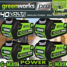 1 4Pack 40V 8.0Ah For Greenworks G-MAX 40Volt Lithium Battery 29472 29462 29252