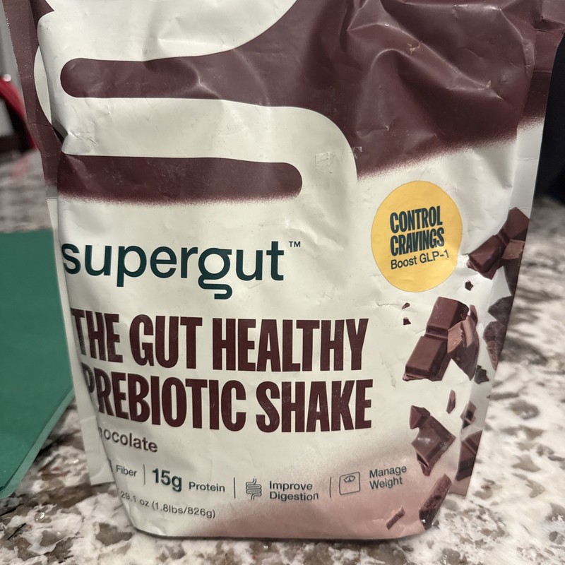 Supergut The Gut Healthy Prebiotic Shake Powder Chocolate 29.1 Oz 14 Servings