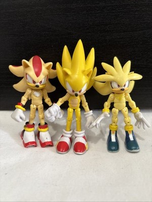 Jazwares Super Pack Sonic Silver Shadow Sonic The Hedgehog 3'' Figure Toy Lot