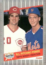 1989 Fleer #636 N.L. Pitching Power (Danny Jackson / David Cone) SSS, CPC