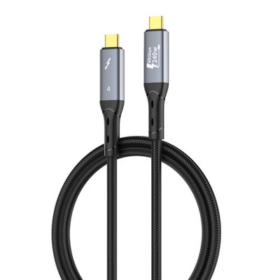 3.3ft. USB4.0 Type C to Type C Video Data Cable, Thunderbolt 4, 8K@60Hz 40Gbps