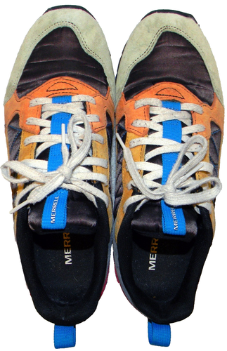 MERRELL "Zapatilla deportiva alpina" J62546, zapatos retro para senderismo/caminar para mujer, talla 8M - Imagen 3 de 11