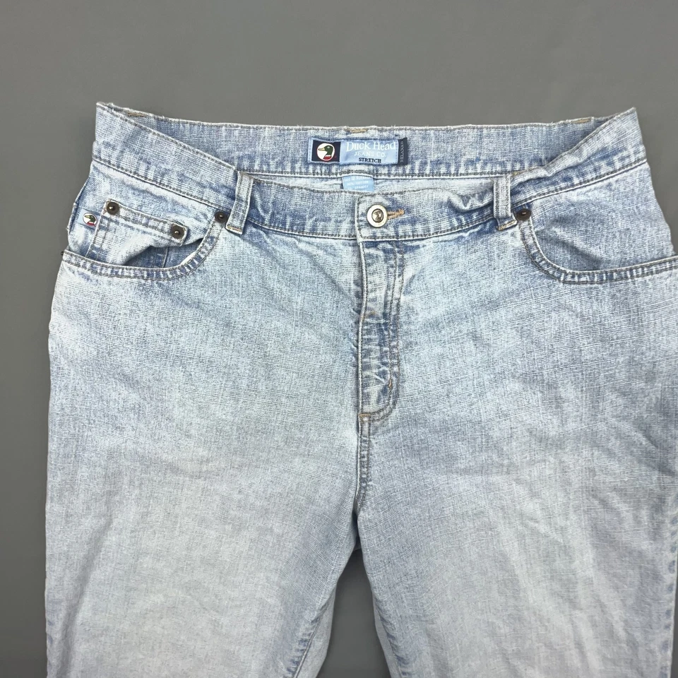 Duck Head Jeans Womens 12 Relaxed Fit Stretch Denim Classic 5 Pocket Mid Rise - Image 3 of 4