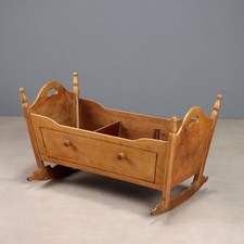 Culla Antica Legno da Frutto Acero Italia XIX Secolo Originale