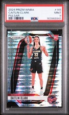 CAITLIN CLARK 2024 PRIZM WNBA RC #145 PULSAR #261/499! PSA 9 MINT! FEVER IOWA!