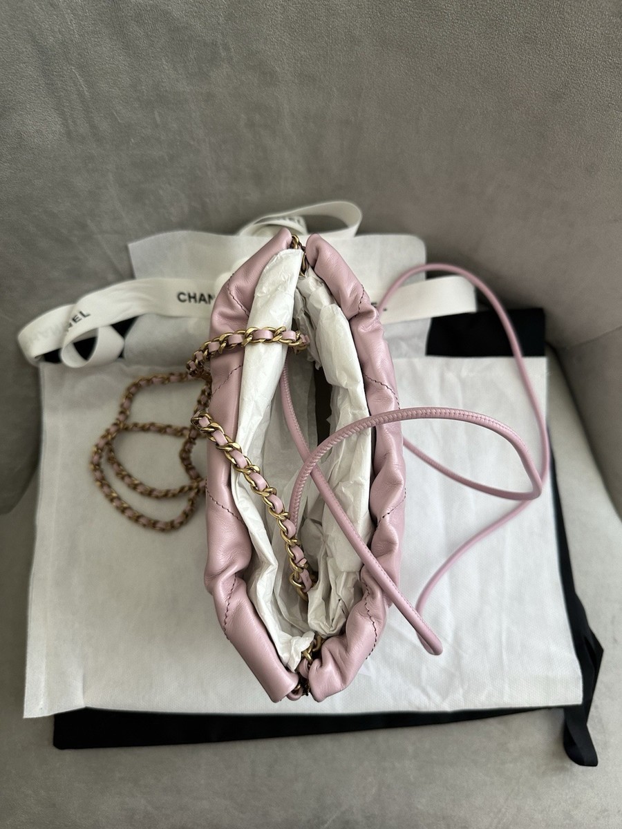 Chanel 22 Mini - Light Pink Shiny Calfskin | eBay