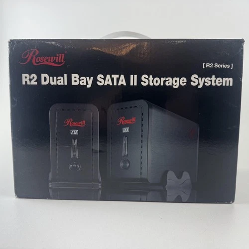 Rosewill R2 Dual Bay SATA II JBOD RAID eSATA USB 3.5" HDD Enclosure Storage