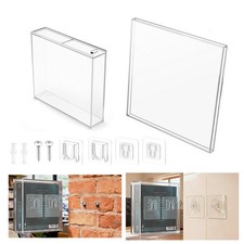 Acrylic Clear 7/12inch Vinyl Record Chubby CD Display Case Protective Dust Cover