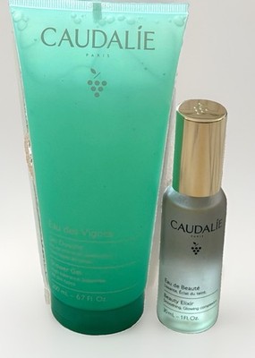 CAUDALIE Eau des Vignes Shower Gel 6.7oz + Eau de Beauté Beauty Elixir 1oz