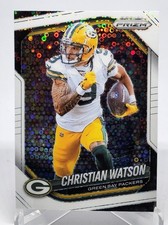 2025 Panini Prizm Christian Watson White Disco #153 Packers