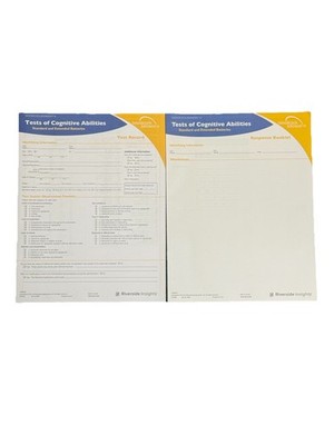 Woodcock-Johnson Cog IV Protocols Test Record and Response Booklet 25 Each