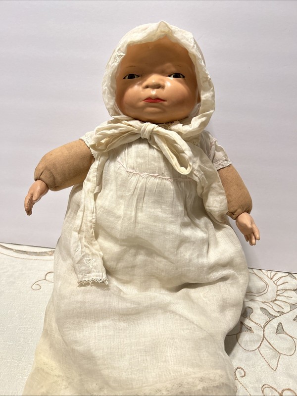 Antique German Composition Bye-Lo Doll