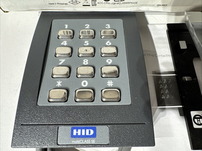 HID 921ltnneg0002n RPK40E MultiClass Keypad Reader, Black