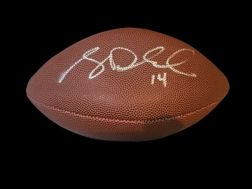 Sam Darnold Signed Autographed Football Superbowl LX 60 Champion Jets Beckett