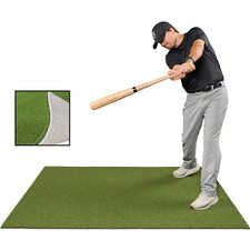 All Turf Mats® 4'x6' Baseball / Softball Batting Stance Mat - Durable Nylon Turf