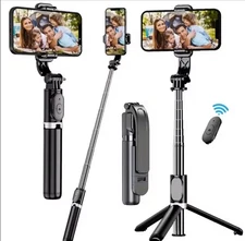 Remote Selfie Stick Tripod Phone Desktop Stand Desk Holder For iPhone/Samsung US
