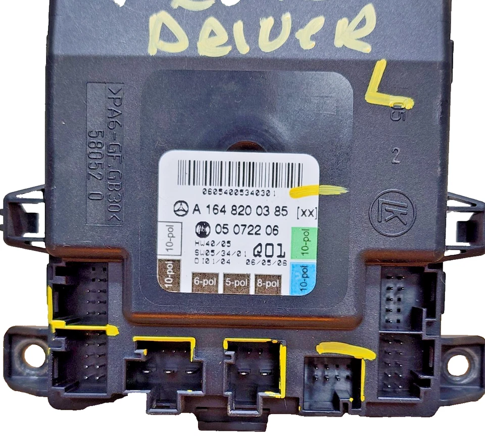 Módulo de control de puerta delantera izquierda Mercedes-Benz R350 R320 R500 2006-2011 A164820038 Foto 3 de 4