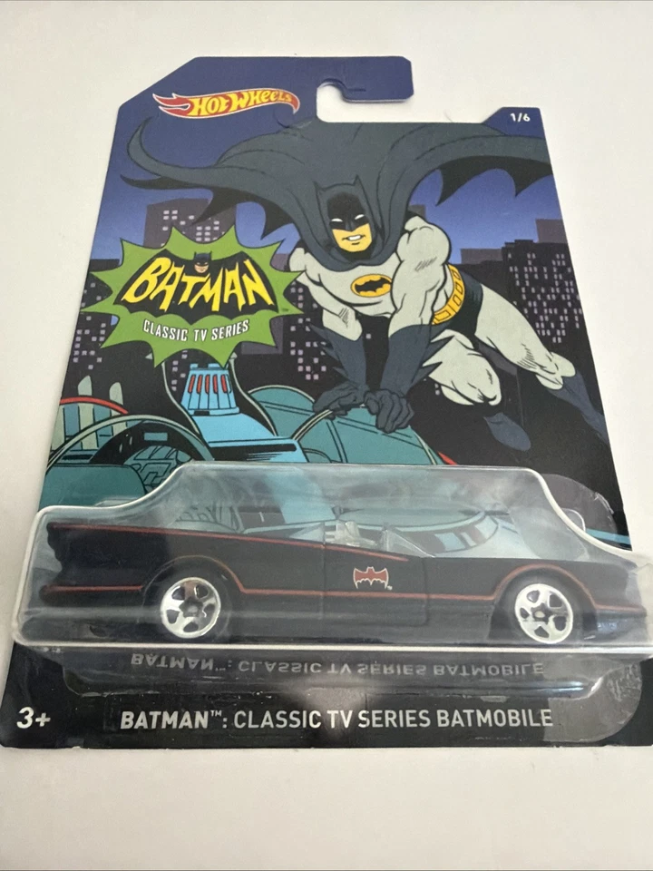 🔥Hot Wheels 2014 BATMOBILE CLASSIC TV SERIES 1/6 BATMAN 75 YEARS NEW🔥 - Image 2 of 4