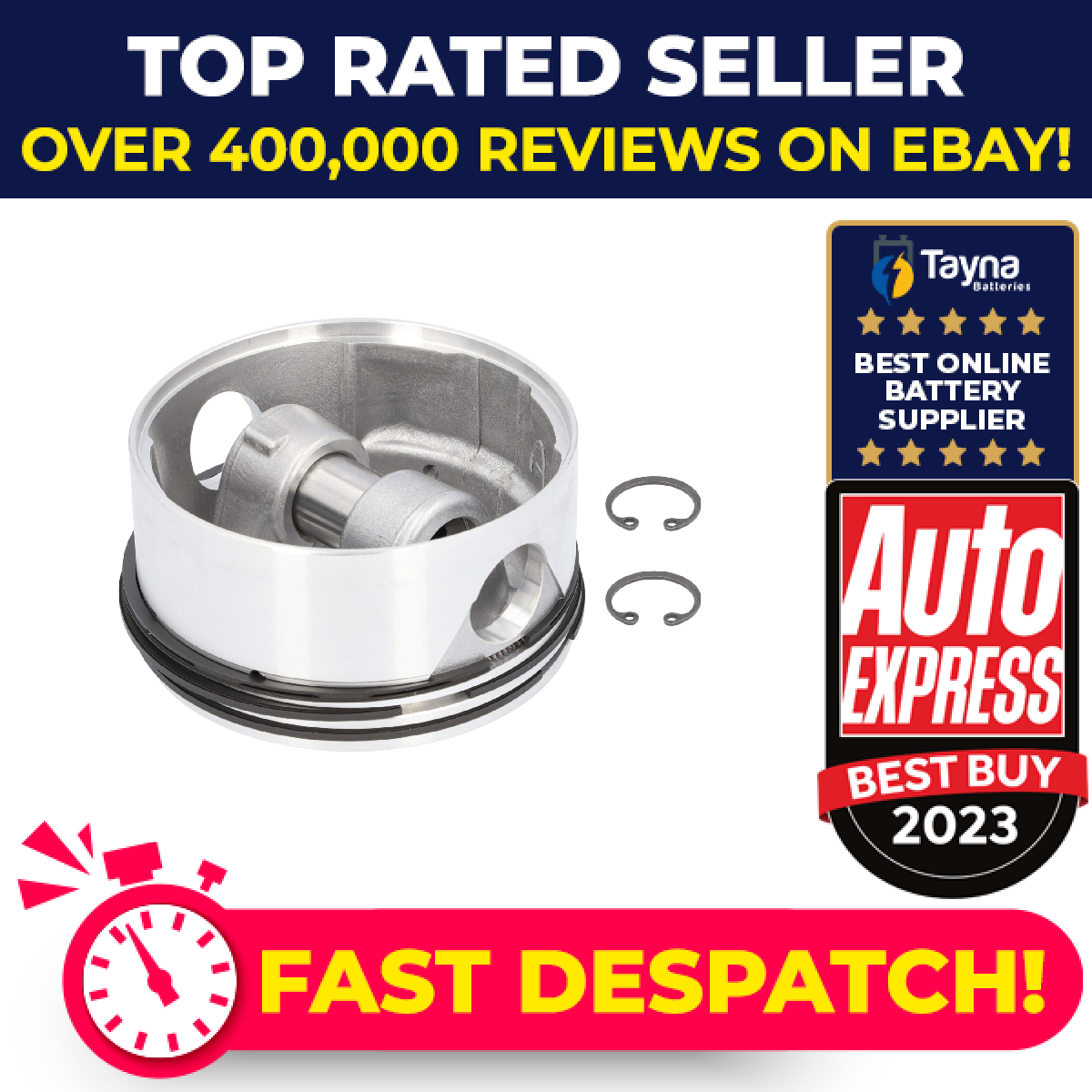 Piston, air compressor 186303 Febi 51541196001 Genuine Top Quality Guaranteed