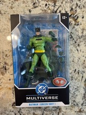 Batman Green Suit Platinum Chase DC Multiverse McFarlane Toys NEW
