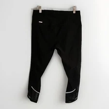 Reebok RBX Women’s Activewear Athleisure  Black 3/4 Leg Yoga Workout Pants Large