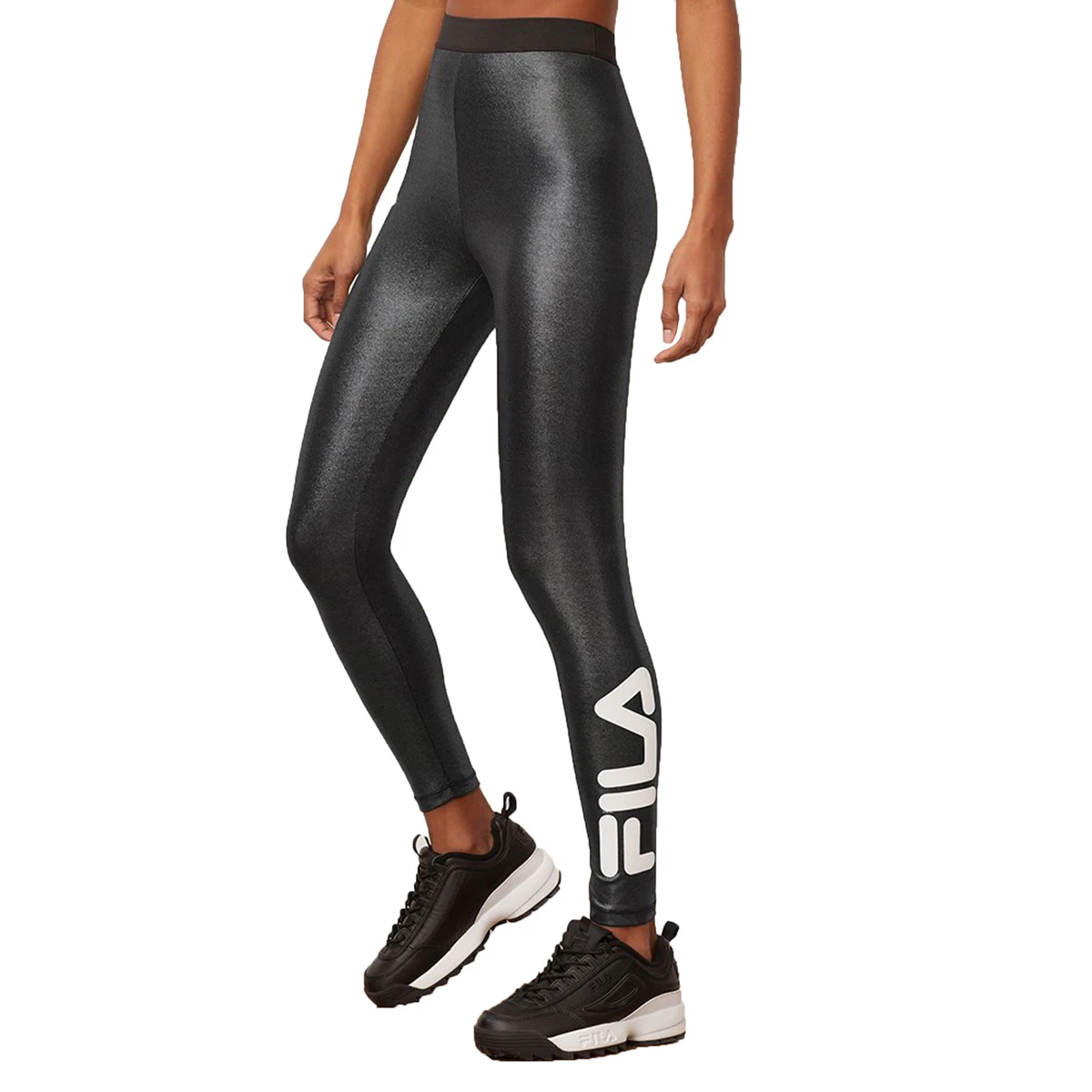 Fila Skyler High Waist Women's Leggings Black-White LW015976-001