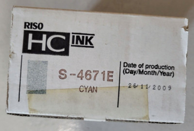 Tintenpatrone S-4671E Cyan Riso Neu OVP A-Ware Original HC 5000 HC 5500 Rg MwSt