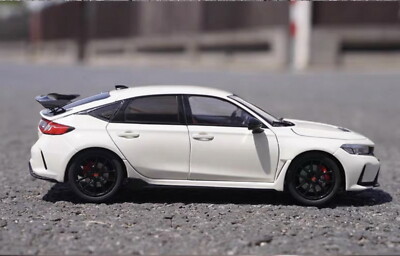 1/18 Scale Honda Civic Type-R FL5 2023 White Diecast Car Model Toy
