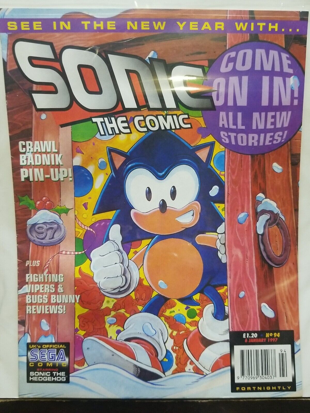  Sonic the Comic #26 FN ; Fleetway Quality comic book