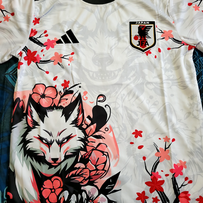 FLUSS needle punch football shirts 花柄 s-l400.png