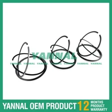 3 Set Piston Ring+0.5mm For Yanmar 3T72HL Engine Parts (fit one engine)