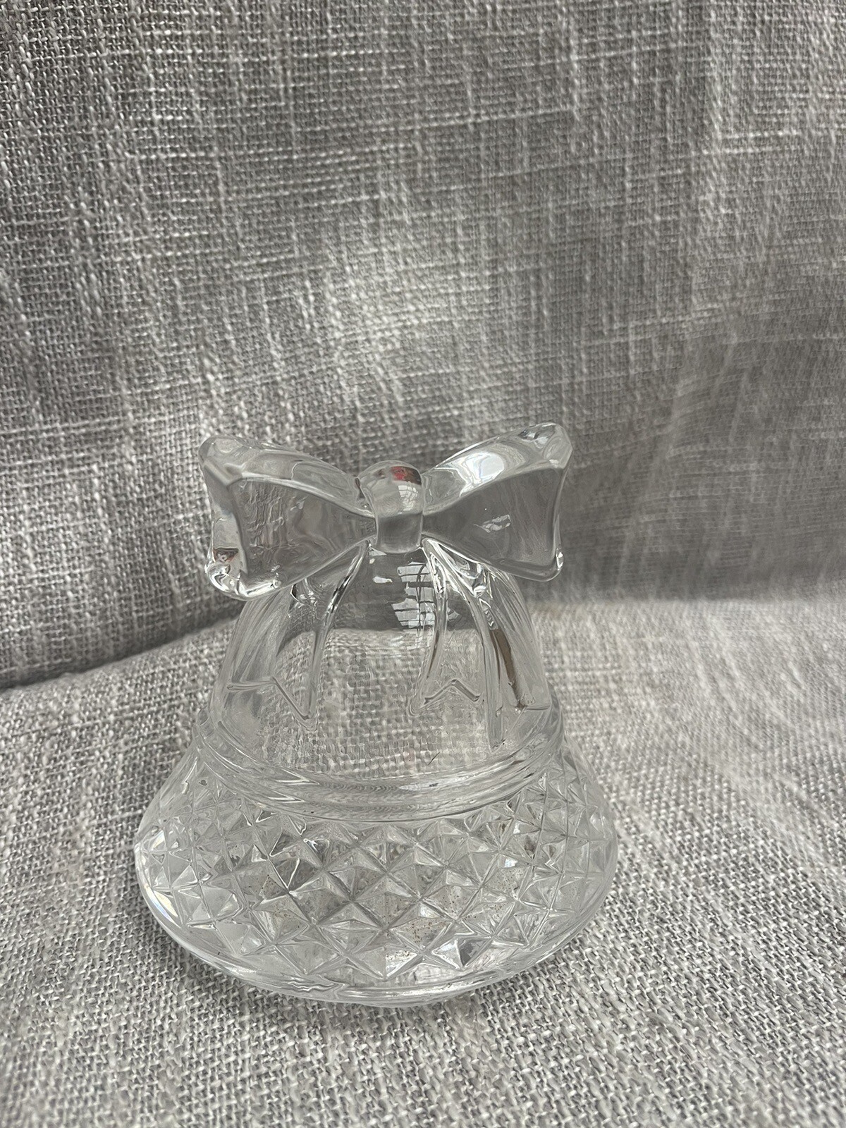 Clear Glass Bell-Shaped Tealight Candle Holder