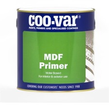 Coo-var MDF Primer White Water Based for  MDF surfaces furniture frames doors