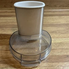 Cuisinart Little Pro Plus Lid DLC-504TX DFP-3 Food Processor Top and Pusher