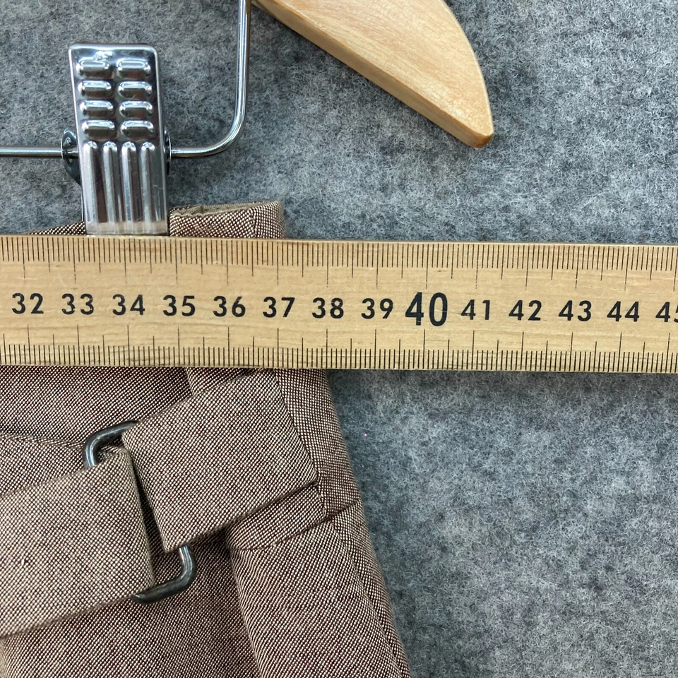 Esprit женская юбка размер 10 коричневый с подкладкой молнии прямой и карандаш бизнес 12817 - Изображение 4 из 4