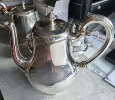 Christofle France Tee Kaffee Kanne  - Antiquität versilbert Rarität Metal Blanc