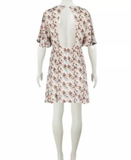 Women’s Ivory Floral Print Tea Dress Size 8-10 (Small) BNWT