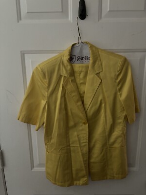 Escada Women Yellow 3 Pieces  Skirt/pants/ Jacket Size 38