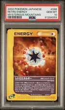 PSA 10 Pokemon 2002 Japanese Mysterious Mountains Retro Energy #088