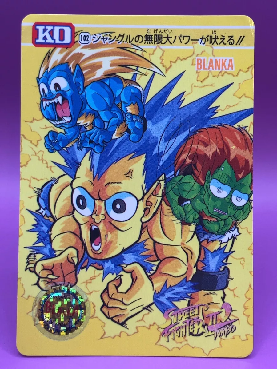 Blanka Street Fighter 2 TCG Carddass Super Famicom Video Game Card