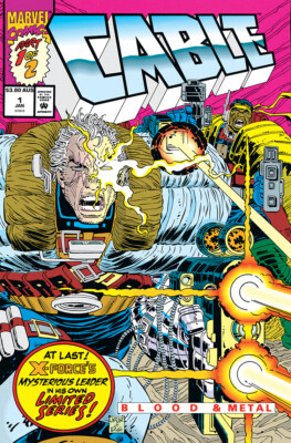 Cable #1 Blood & Metal Marvel 1992 Nathan Summers Garrison Kane Fabian Nicieza