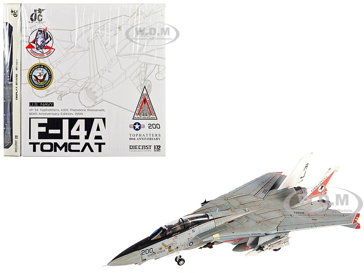 CENTURY WINGS F-14A TOMCAT トップガン CENTURY WINGS Aircraft Diecast Model | 1/72 Scale F-14 | F