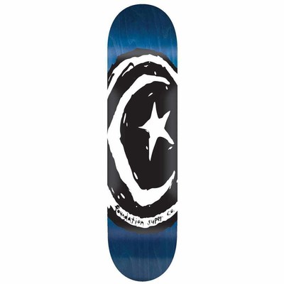 Foundation V1 Stern und Mond Skateboard Deck 8,38''