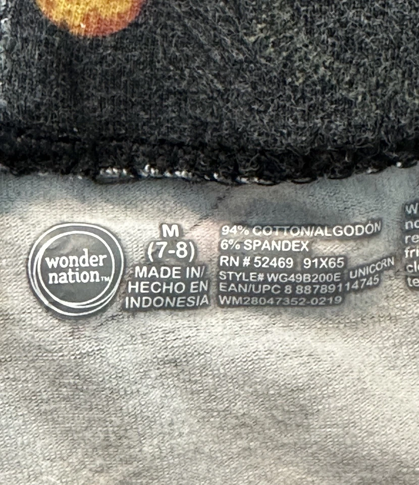 Girls 7/8 M Kid Nation Leggings Jeggings Capri Unicorn Planets Space - Image 4 of 4