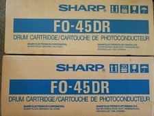 2X Genuine Sharp FO-45DR Drum Unit New Sealed...