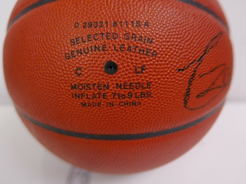 EDUARDO NAJERA & RAJA BELL DALLAS MAVERICKS AUTOGRAPHED BASKETBALL COA JSA - Picture 8 of 11